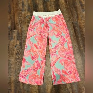 Lilly pulitzer Linen Beach pants, size large